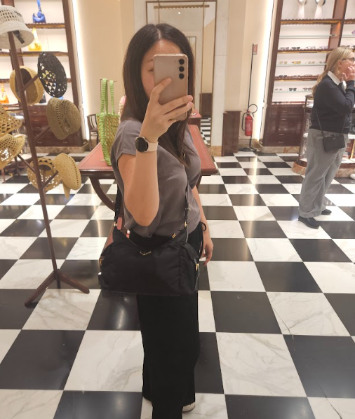 代購💕Prada Explore 大號 Re-Nylon 及皮革手袋
