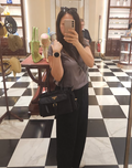 代購💕Prada Explore 中號納帕皮革手提袋